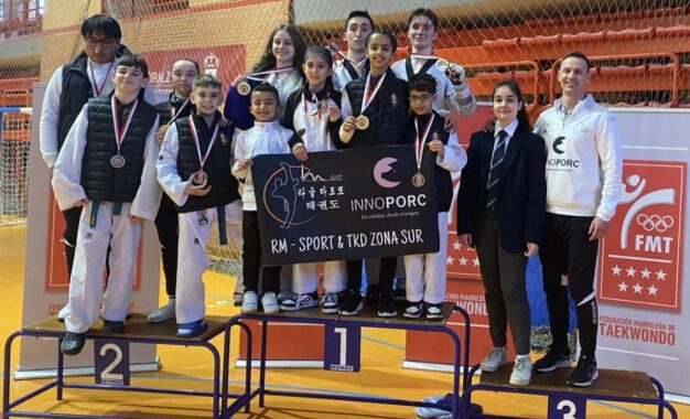 Aluvión de medallas para el C.D. Taekwondo RM-Sport Innoporc en el Campeonato de Promoción Infantil y Adulto de la Comunidad de Madrid