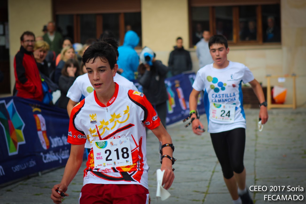 El segoviano, Adrián Rubio Alonso, participó en el Campeonato de España de Orientación Escolar