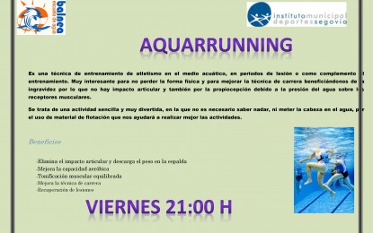 Aquarrunning en la Piscina Climatizada “José Carlos Casado”