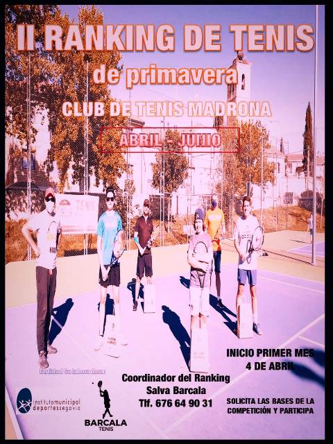 Club de Tenis Madrona: I Ránking de Tenis Femenino