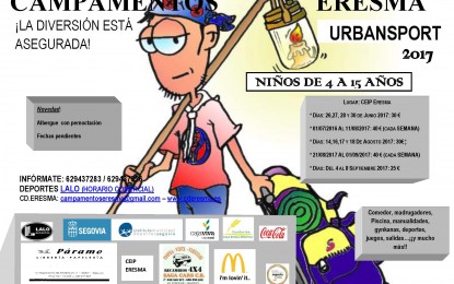 Campamentos Eresma Urbansport 2017