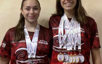 Las nadadoras segovianas, Carlota y Daniela Cecilia, consiguen 9 medallas en el Campeonato de Castilla y León Absoluto y Junior de Invierno de Natación 2024