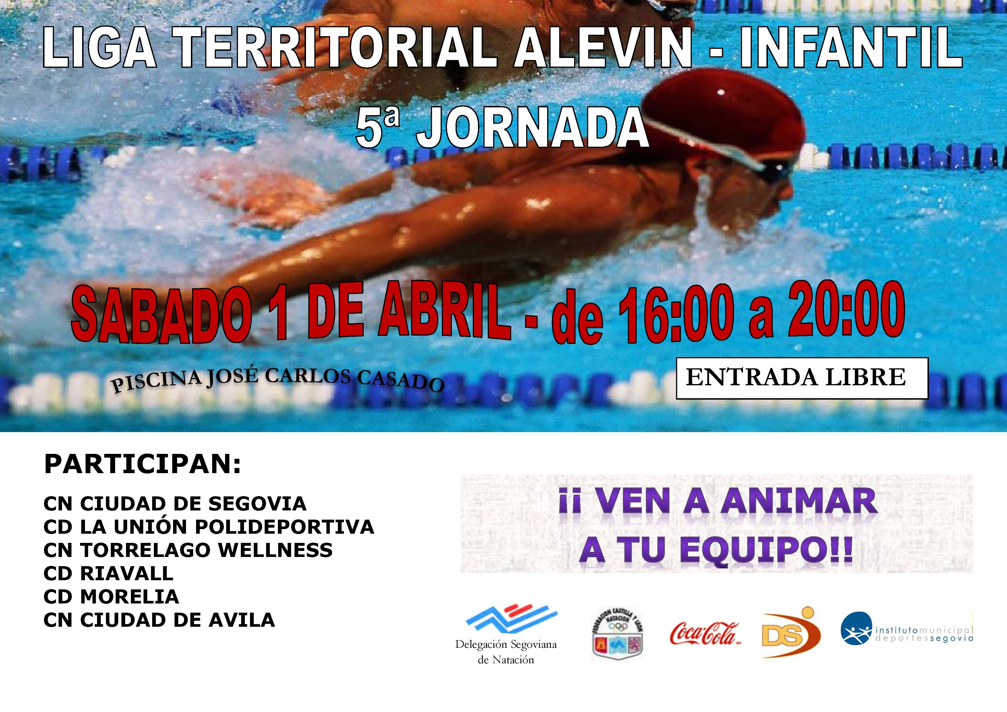 V Jornada de la Liga Infantil Alevin de Natación