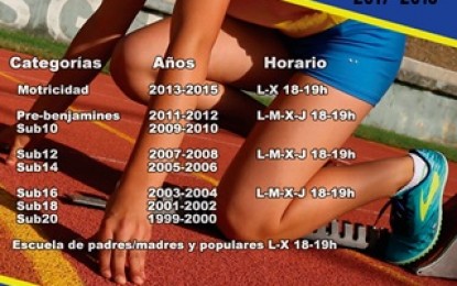 El Club de Atletismo Sporting Segovia inicia la temporada 2017/18