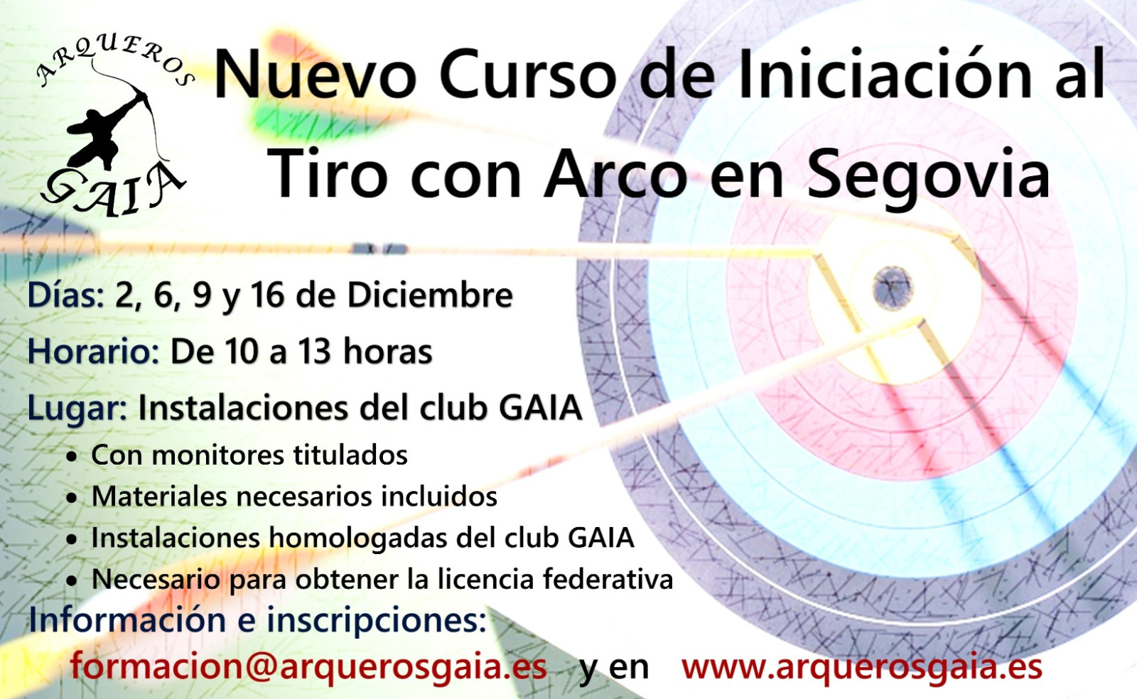 Club Deportivo Gaia: Curso de iniciación al Tiro con Arco en Segovia