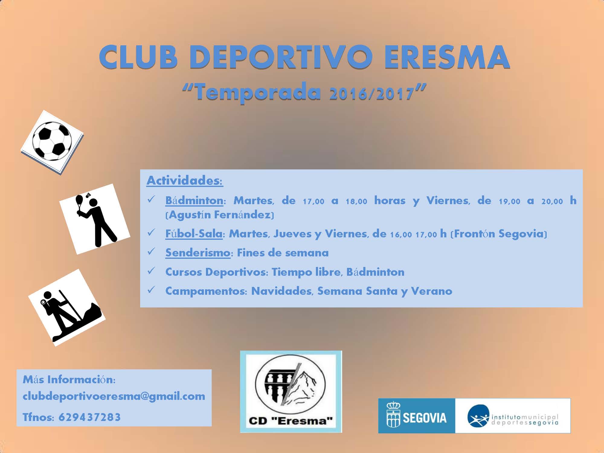 Comienza la Temporada 2016/2017 del C.D. Eresma