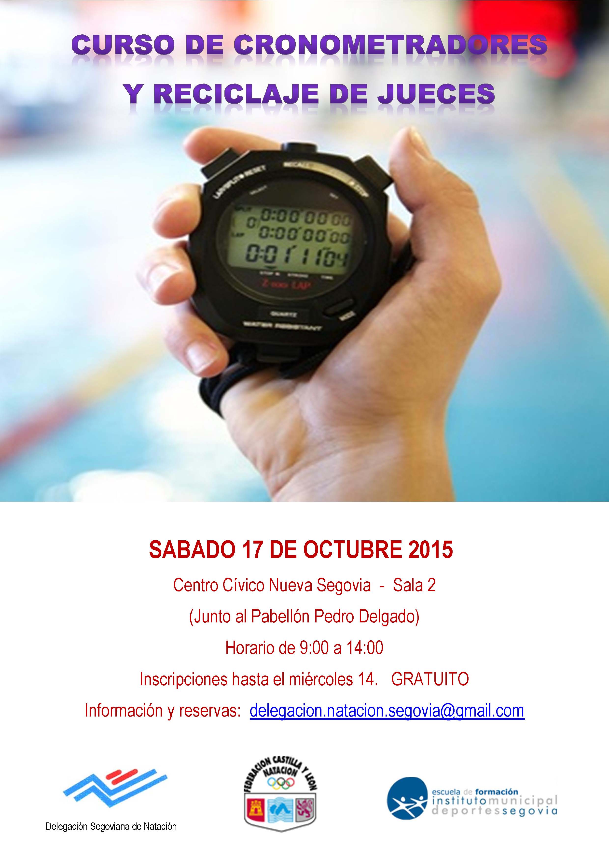 Curso de Cronometradores y Reciclaje de Jueces