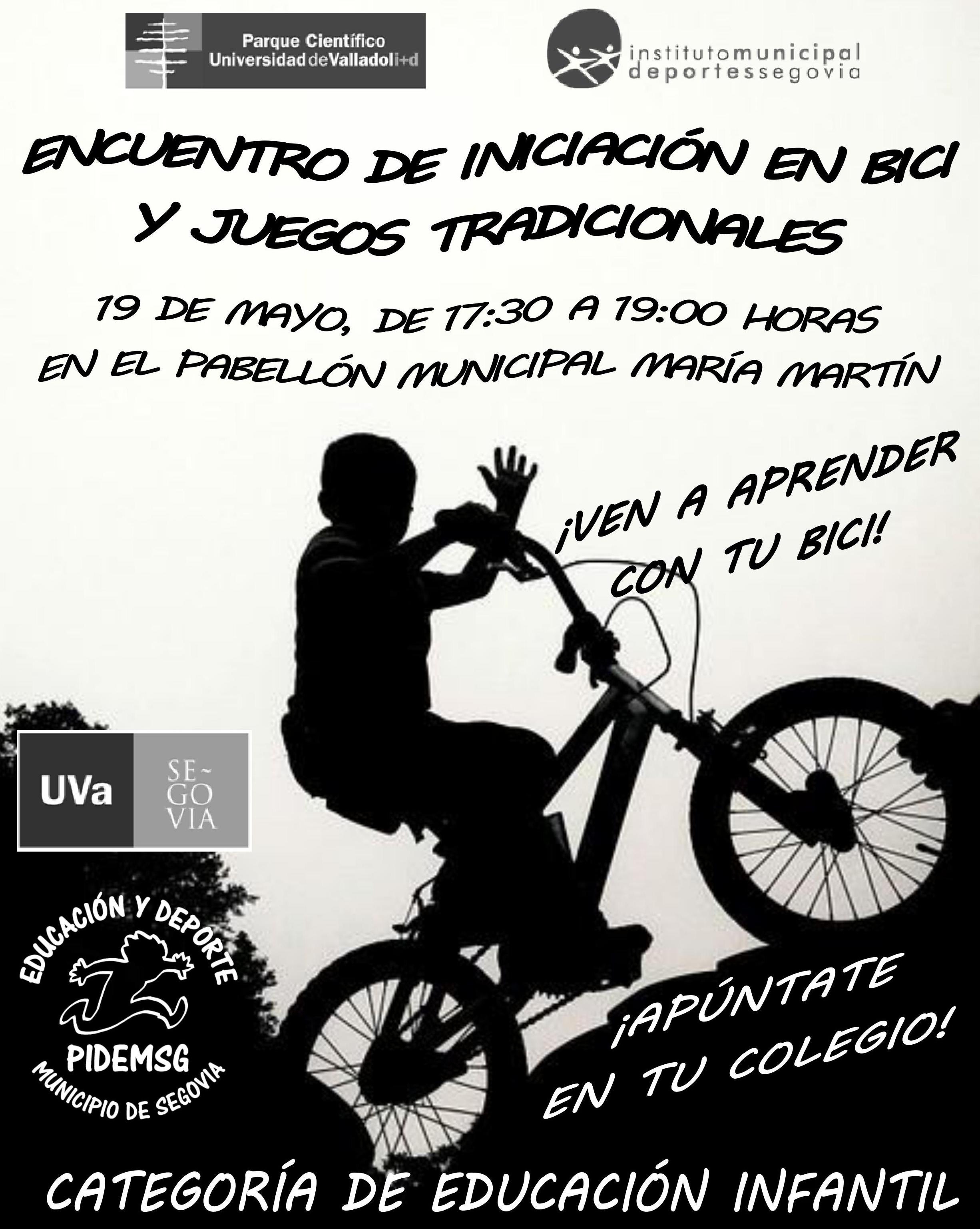 Deporte Escolar: Encuentro de iniciación en bici y juegos tradicionales