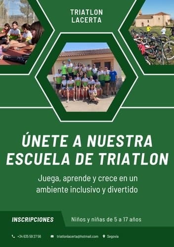 Abierta la matrícula para la Escuela de Triatlón Lacerta 2025/26