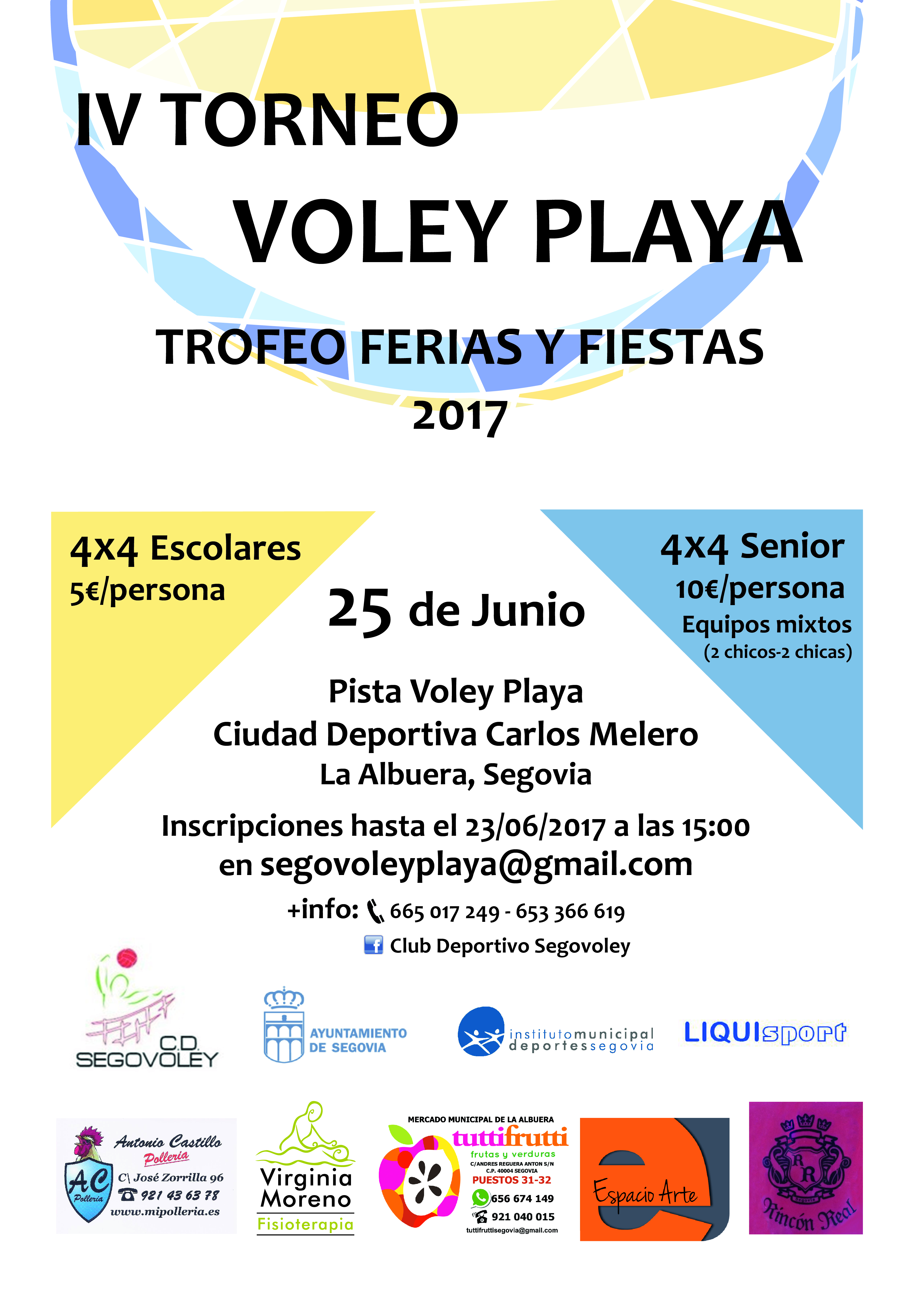 Ferias y Fiestas 2017: Torneo de Voley Playa