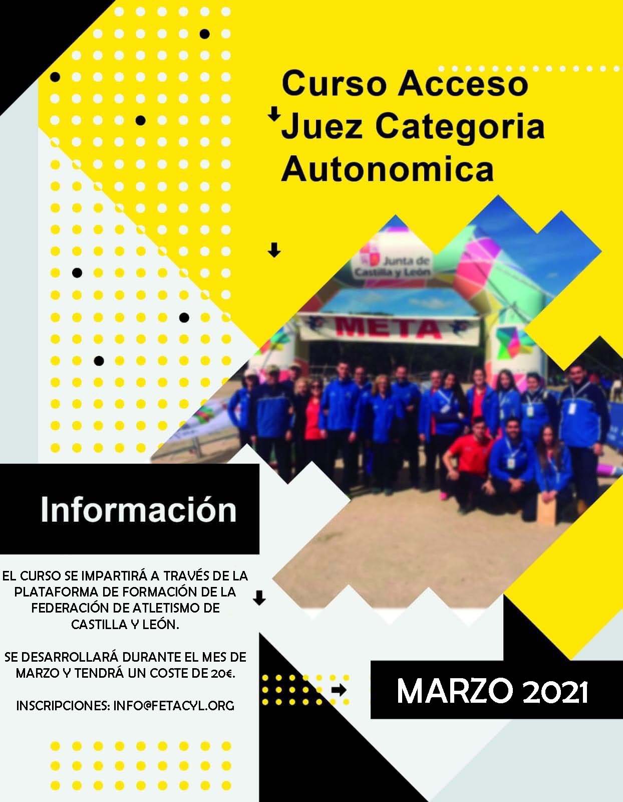 Curso de Acceso a Juez, categoría autonómica