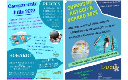 Piscina Climatizada “José Carlos Casado”: Campamentos de verano y Cursos de natación