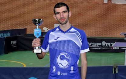 Daniel Subcampeón en el Campeonato Absoluto de Castilla y León de Tenis de Mesa