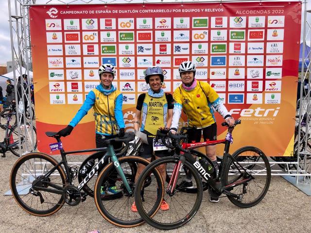 Buena actuación del Triatlón IMD en el Nacional de Duatlón por relevos