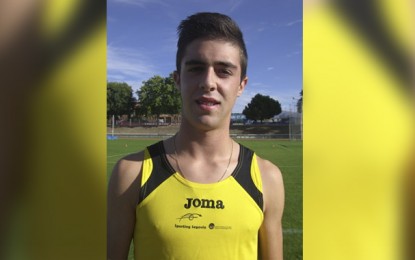 Ernesto Palomo, atleta juvenil del Sporting Segovia convocado con la selección de Castilla y León Juvenil.