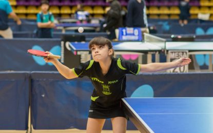 Ángela Rodríguez Martín sube al podium del Campeonato de España absoluto de tenis de mesa