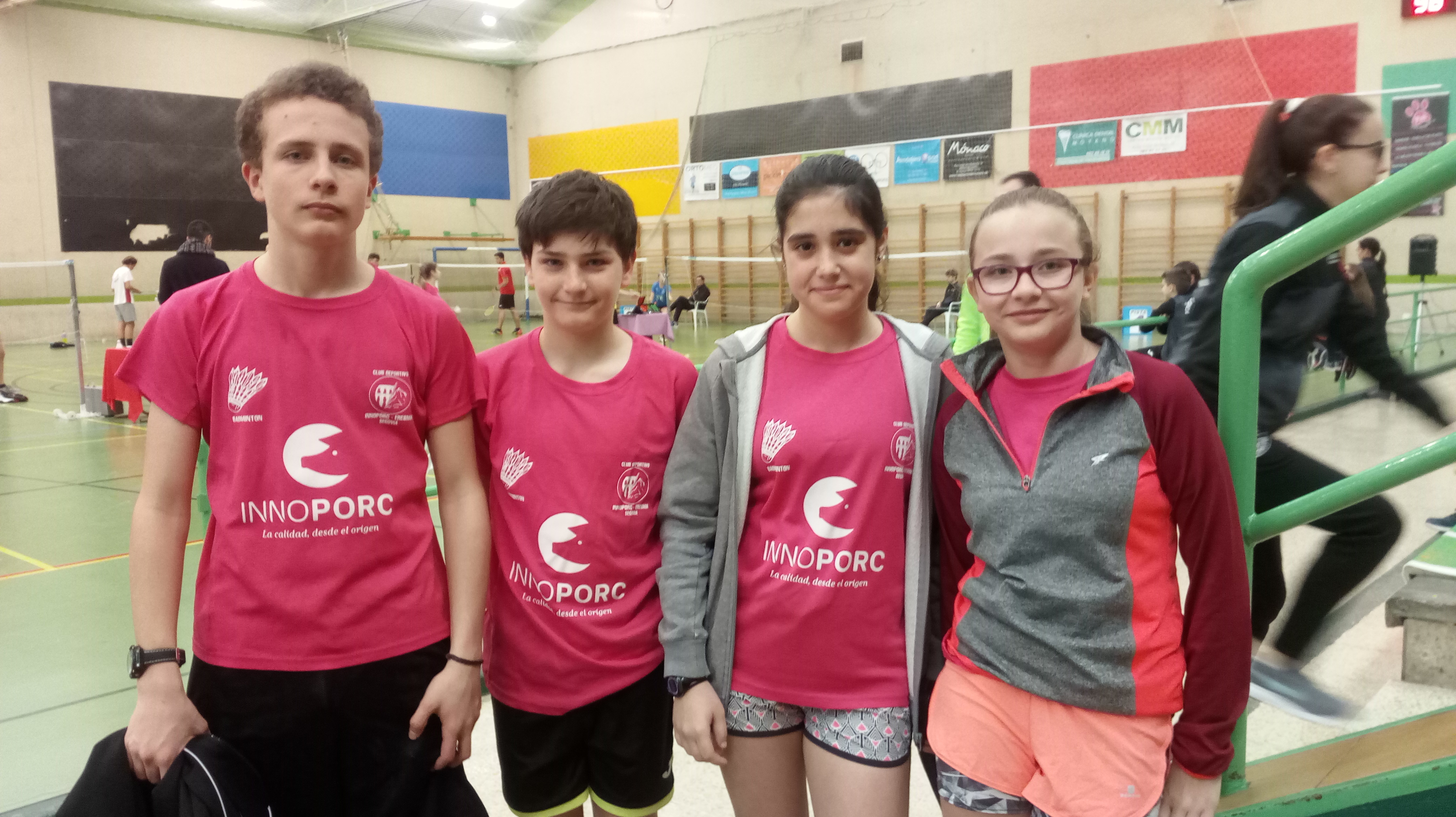 El CD Innoporc Eresma de Badmintón participa en la IV Prueba del Campeonato de Edad de Castilla y León