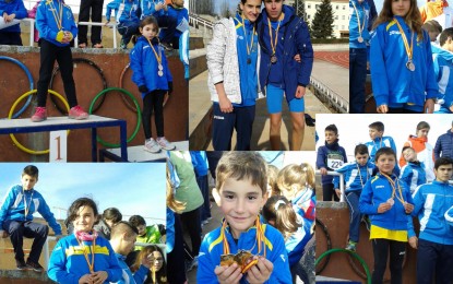 Sporting Segovia se llena de éxitos en el Campeonato de Invierno de Avila en Pista al Aire Libre