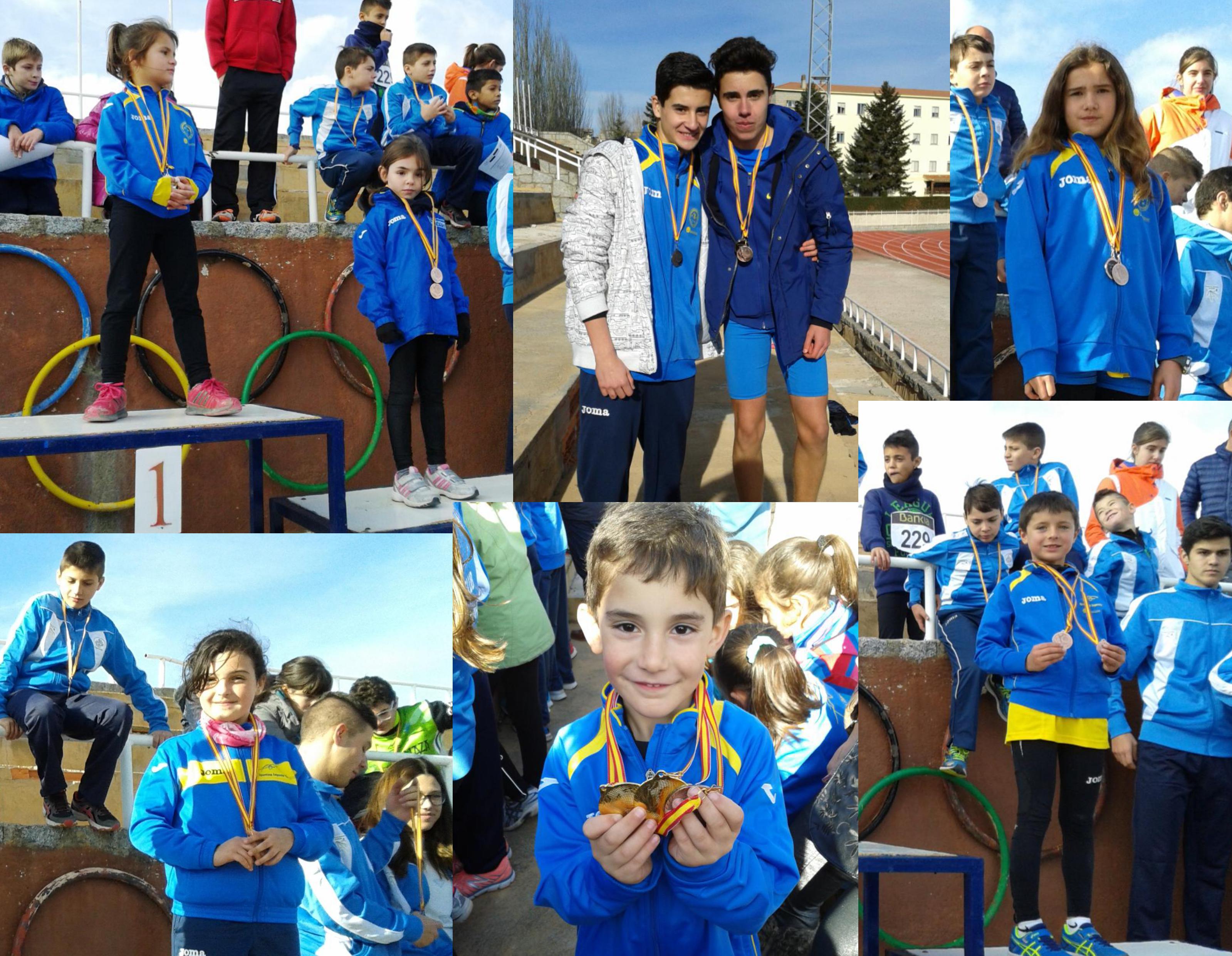 Sporting Segovia se llena de éxitos en el Campeonato de Invierno de Avila en Pista al Aire Libre