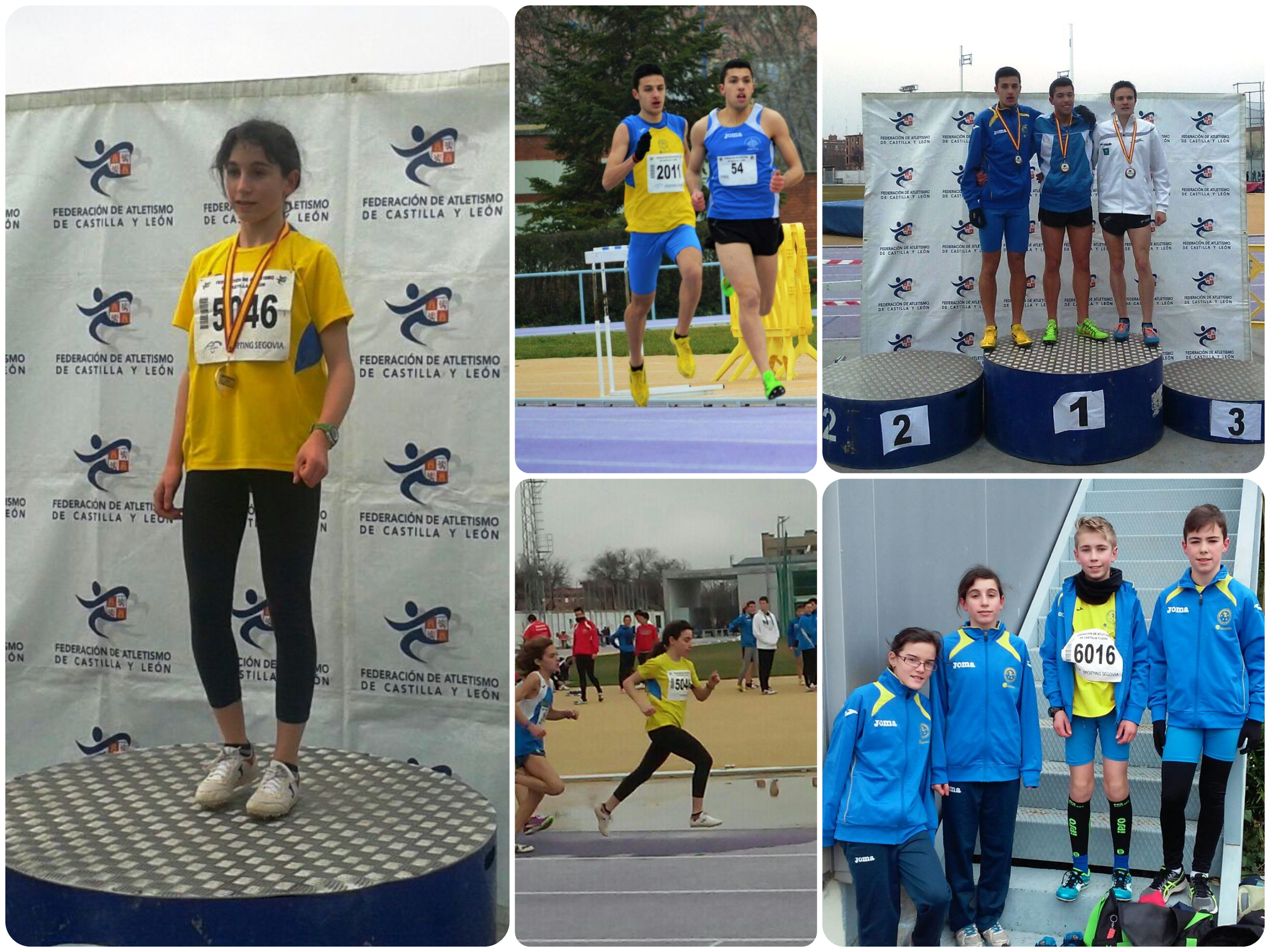 Oro y Plata del Sporting Segovia en los Campeonatos Autonómicos de Invierno