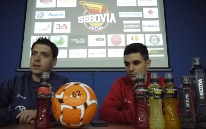 Rueda de prensa previa al partido del sábado entre Segovia Futsal y Hércules San Vicente