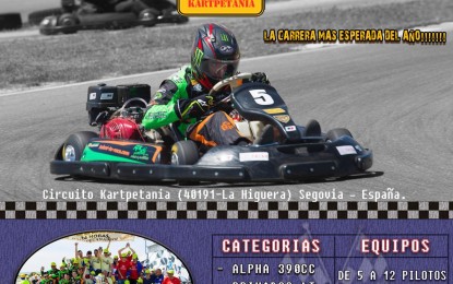 IV Edición de la Carrera Internacional de Resistencia de Karting 4T: 24 Horas Kartpetanas 2016