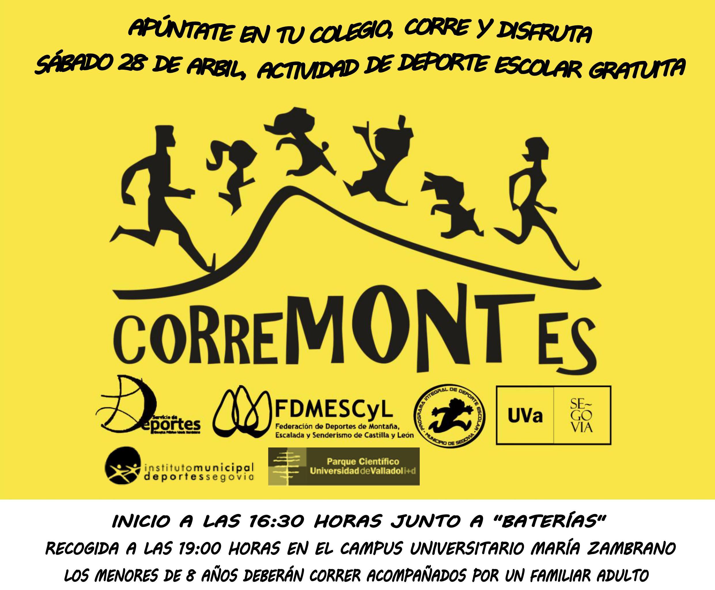 Deporte Escolar: Corremontes 2017/2018