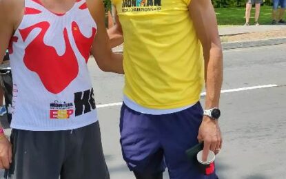 Luis Miguel Gómez finisher en el Campeonato del Mundo Ironman en Kona, Hawai