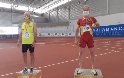 El atleta segoviano Juan Luis Álvarez, medalla de oro en el Campeonato Autonómico en Pentatlón
