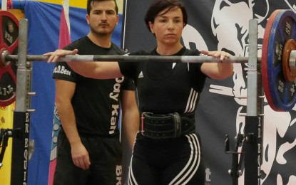 La segoviana Julia Martínez, Subcampeona de la Copa España de Powerlifting y récord Nacional en sentadilla