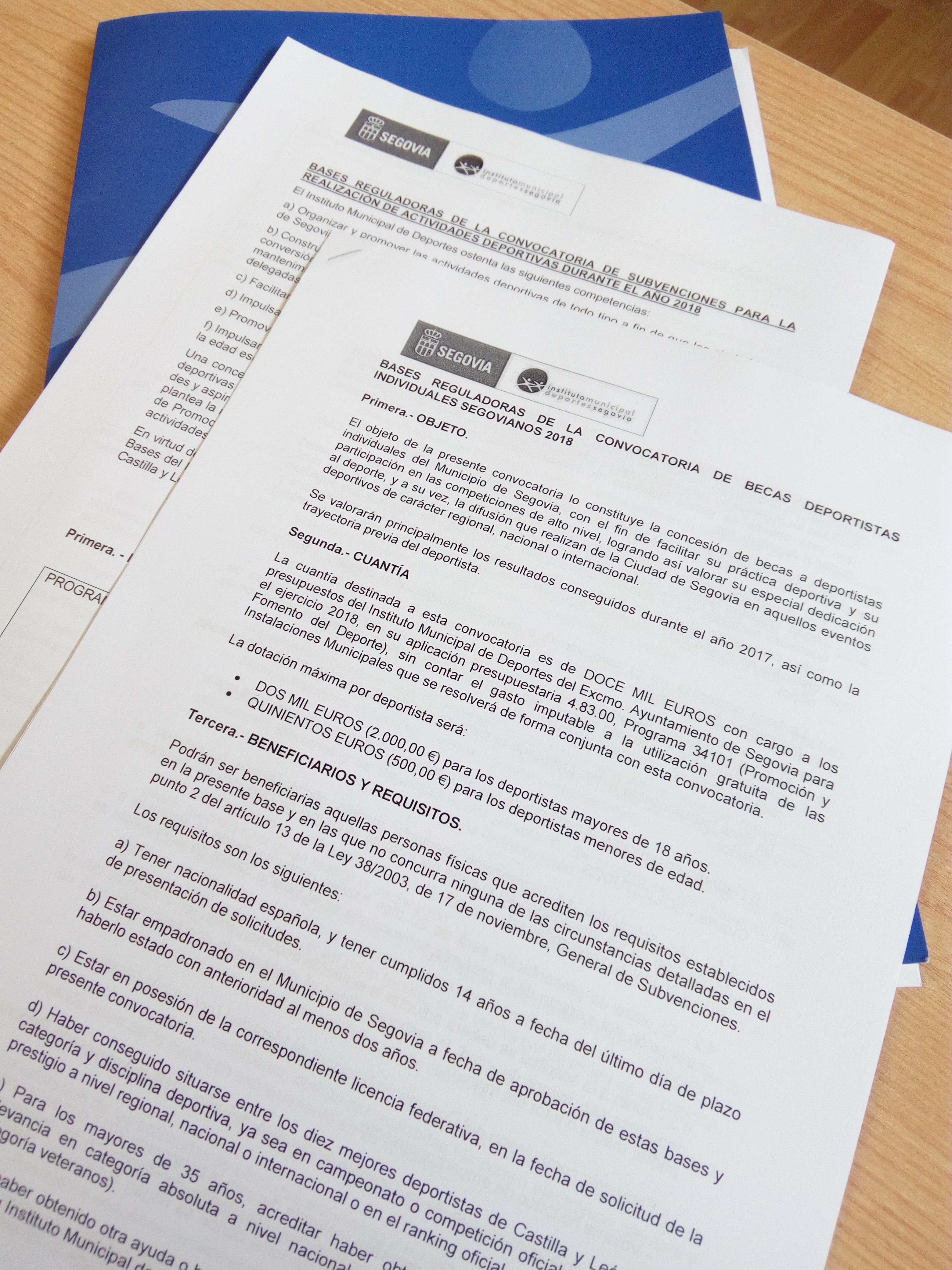 Abierto el plazo para presentar las solucitudes de becas y subvenciones 2018