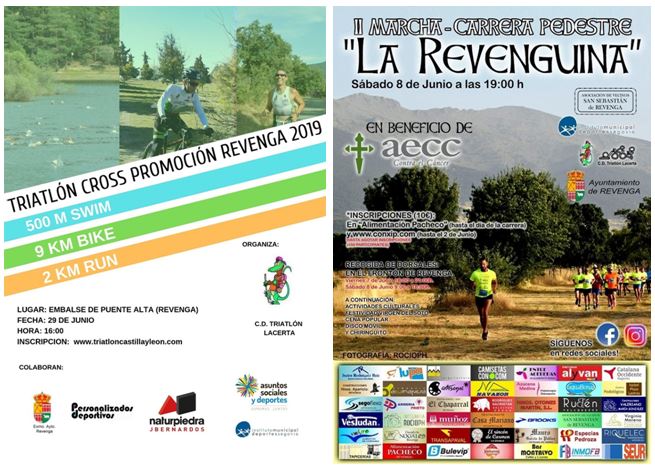 El C.D. Triatlón Lacerta organiza varios eventos deportivos en el mes de junio