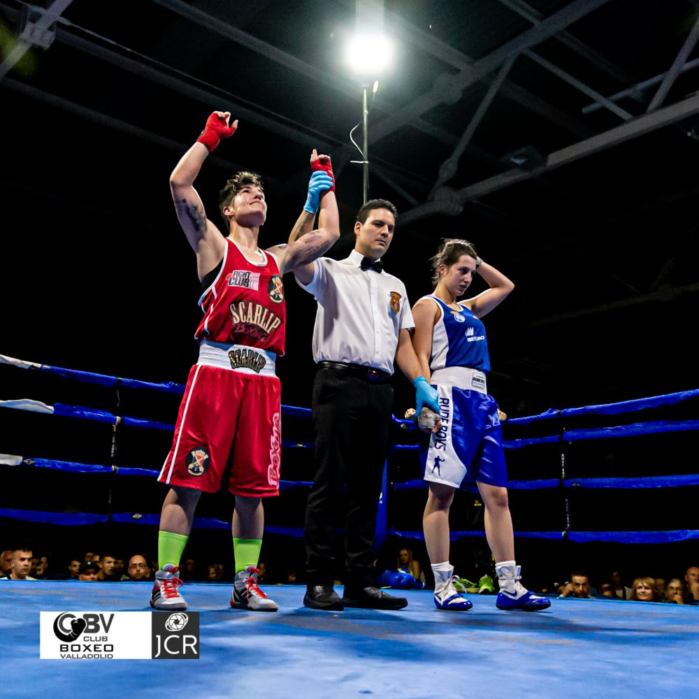 Lara García se proclama campeona de Castilla y León de Boxeo, ante una gran rival