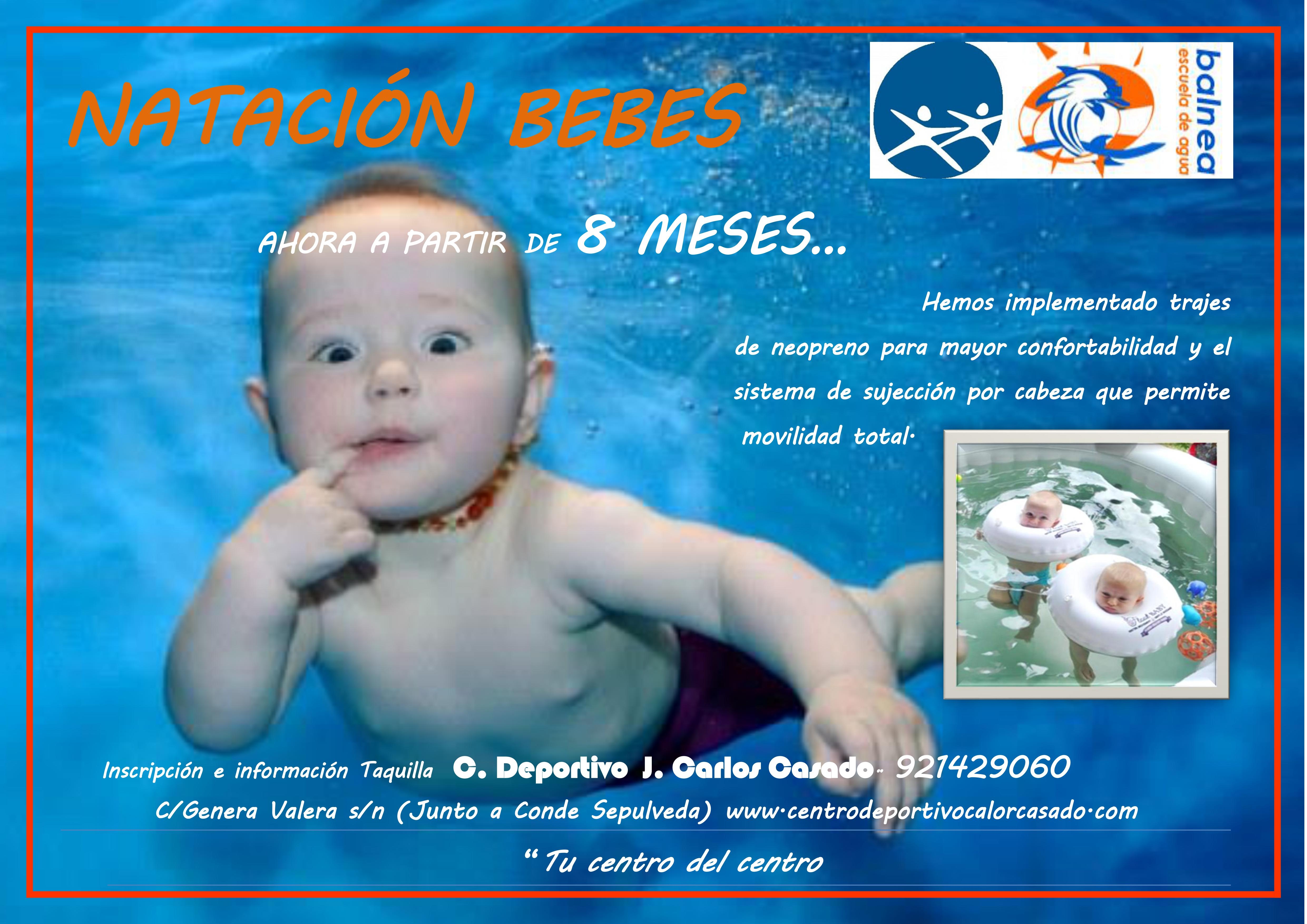 Cursillos para bebes en la Piscina “José Carlos Casado”