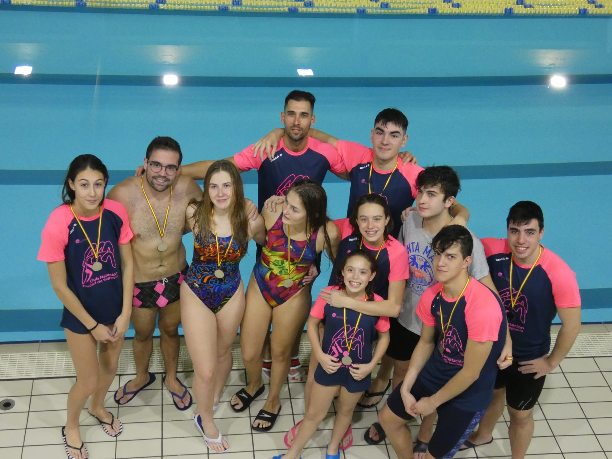 El Club de Natación Segovia IMD se alzó con el 2º puesto en la “V San Silvestre Abulense de Natación 2019”