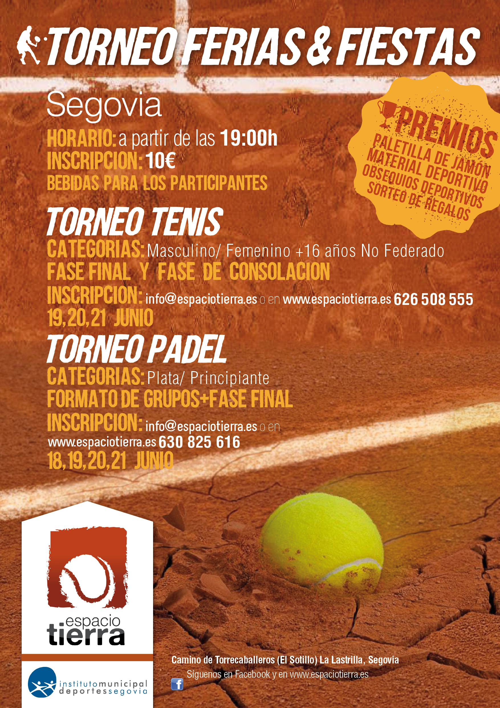 Torneo de Padel y Tenis Ferias y Fiestas 2015