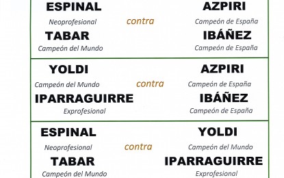 Gran partido de Pelota a mano Triangular en Cabezuela