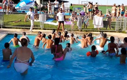 Capoeira acuática en Segovia