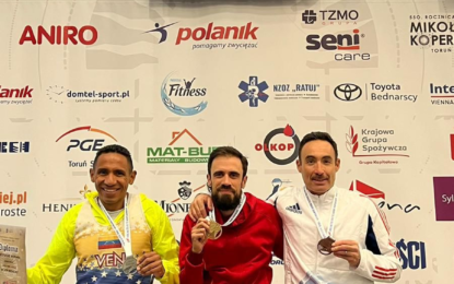 Ángel Luis Canto Gómez, Campeón del Mundo de 1500 Máster en Pista Cubierta en Torún (Polonia)