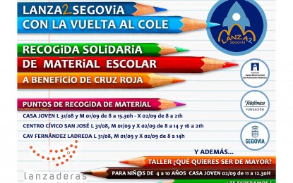 Recogida solidaria de material escolar a beneficio de la Cruz Roja
