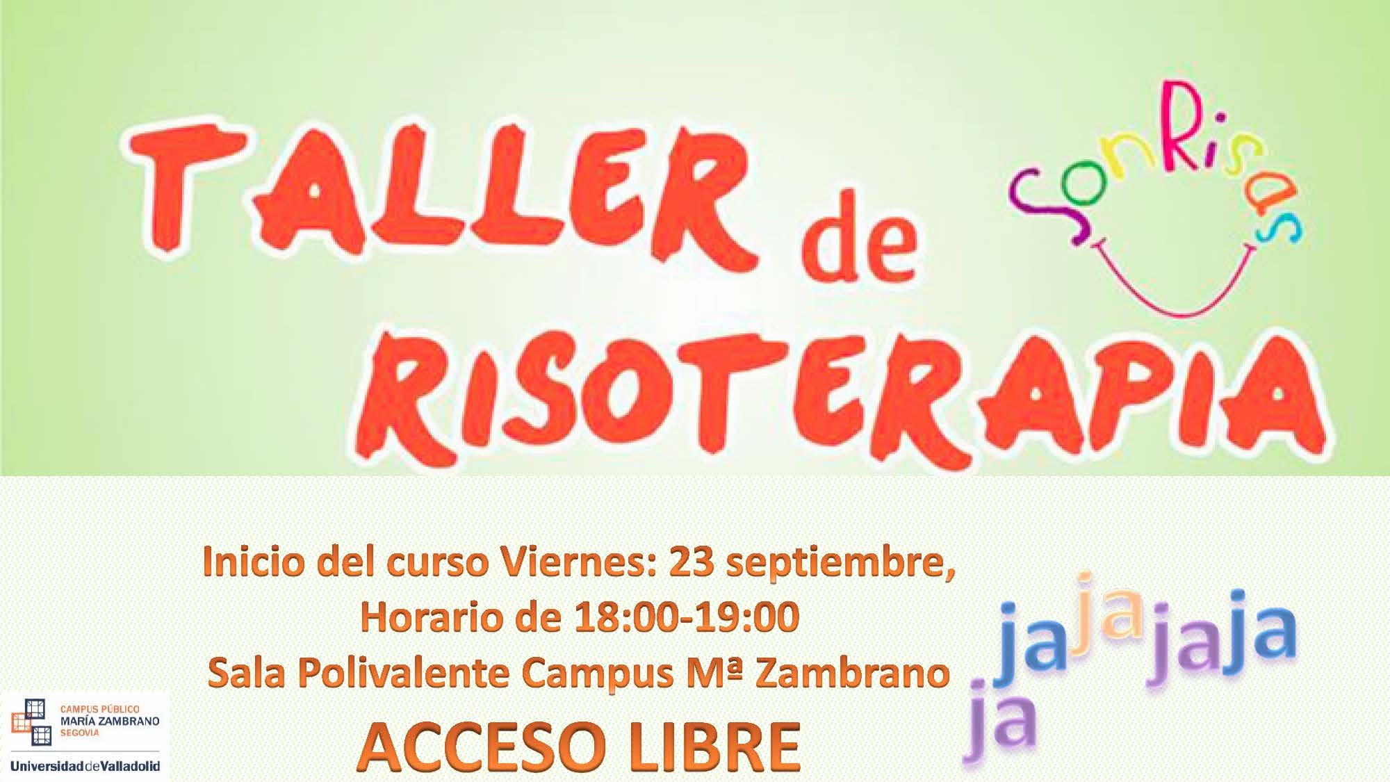 Taller de Risoterapia de la Universidad de Valladolid