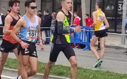 Rodrigo Santa Elena García, record provincial de Marcha en Ruta, mejor marca personal y 3º Sub-20
