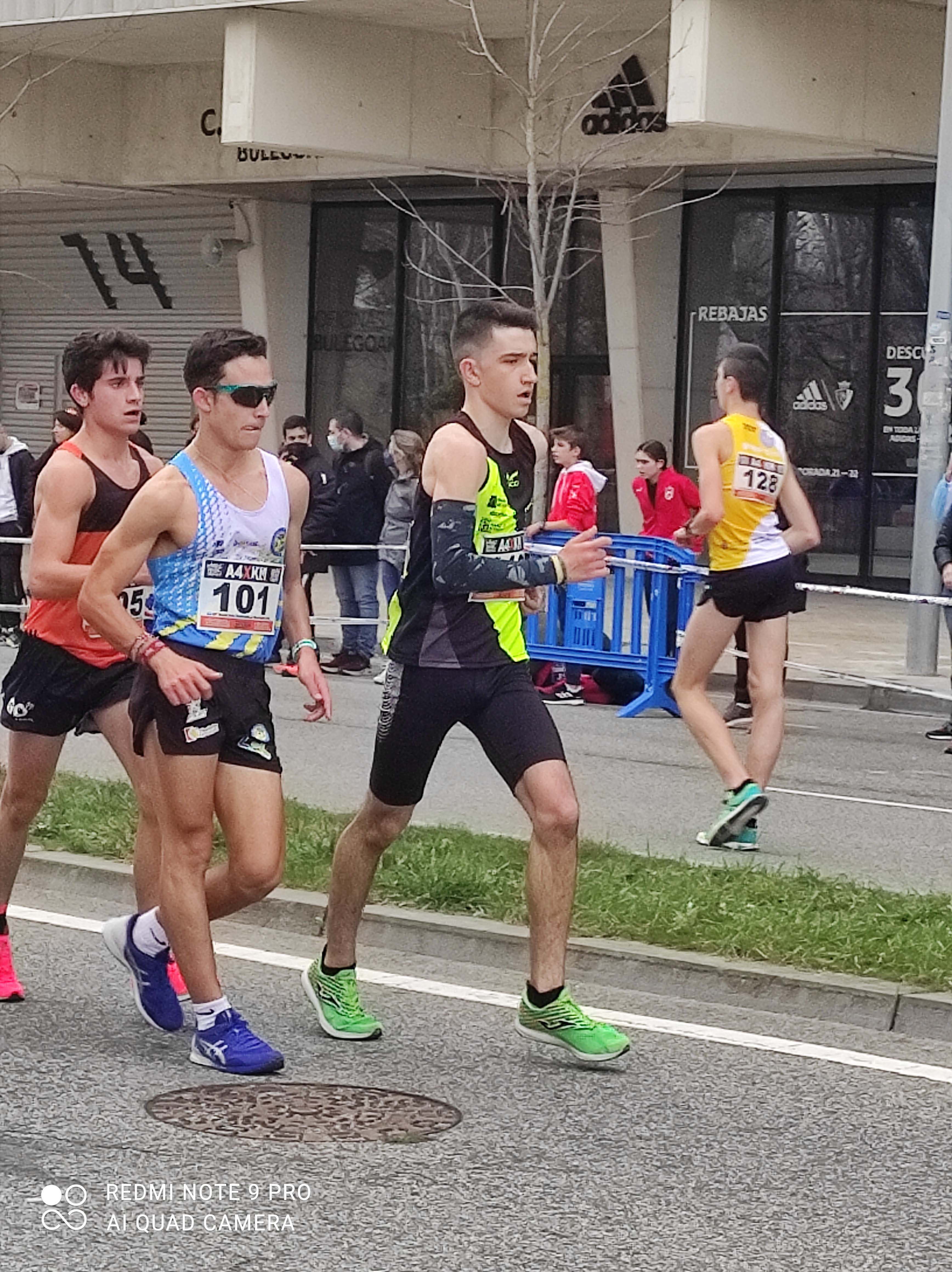 Rodrigo Santa Elena García, record provincial de Marcha en Ruta, mejor marca personal y 3º Sub-20