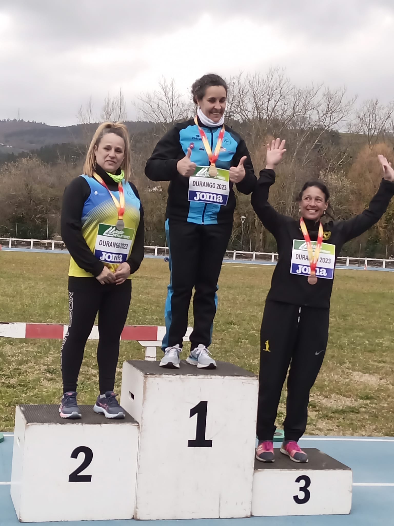 Rosa de la Calle, atleta del CD Sporting Segovia, doble subcampeona de España F50 de Martillo