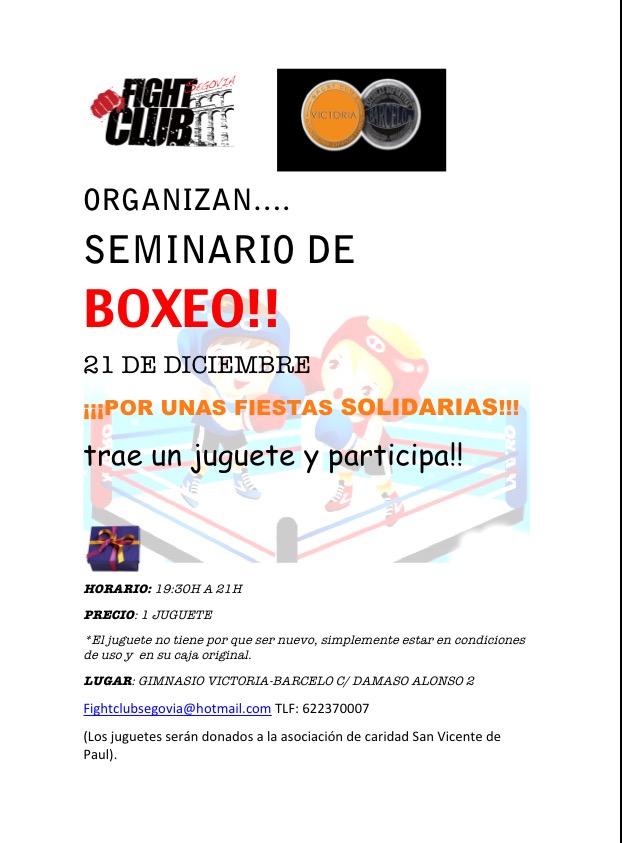 Seminario benéfico de Boxeo