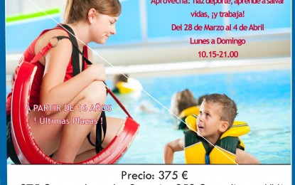 Curso de Socorrismo en la Piscina Climatizada “José Carlos Casado”