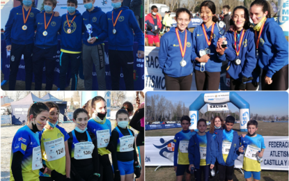 El Sporting Segovia campeón autonómico de Campo a Través en el Cross Internacional de Valladolid