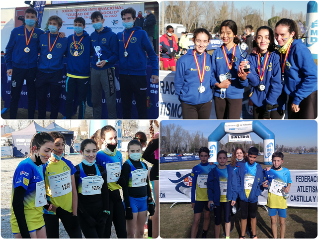 El Sporting Segovia campeón autonómico de Campo a Través en el Cross Internacional de Valladolid