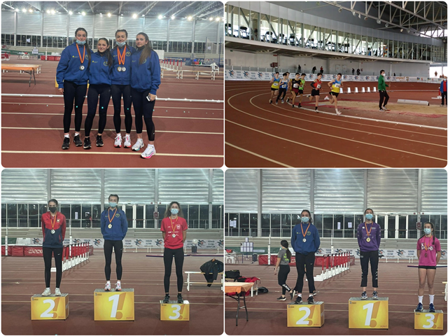 Sofía Martín y Nora García, medallistas autonómicas y Alejandro Domingo logra la mínima nacional en 1.000 m.