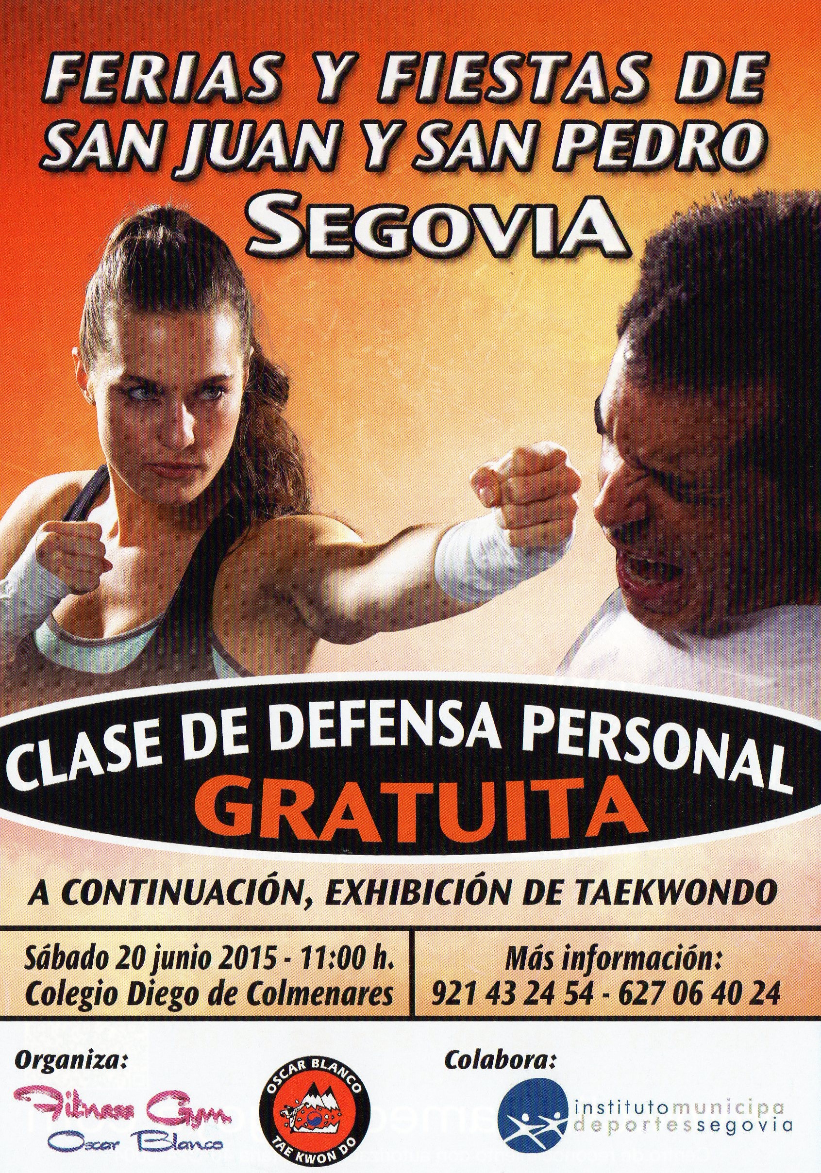 Curso de Defensa Personal y Exhibición de Taekwondo en Ferias y Fiestas